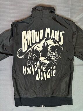 Bruno Mars Moonshine Jungle Tour Jacket Small Unisex American Apparel Rare